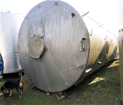 Silo 30.000 Liter aus Aluminium, einwandig, gebraucht