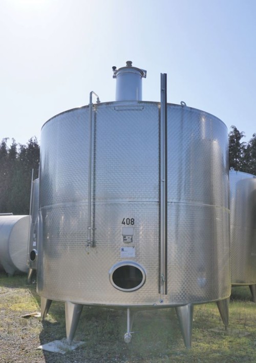 Behälter 35.800 Liter aus V2A, gebraucht, einwandig