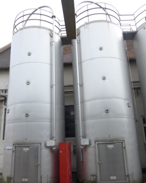 Silo 40.000 Liter aus V2A