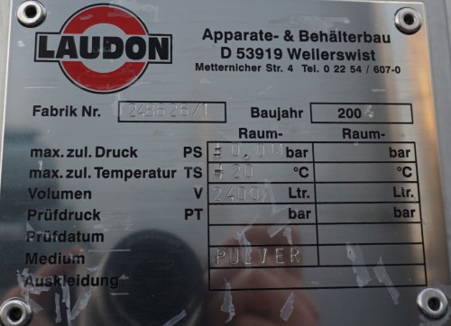 Container 2.400 Liter einwandig