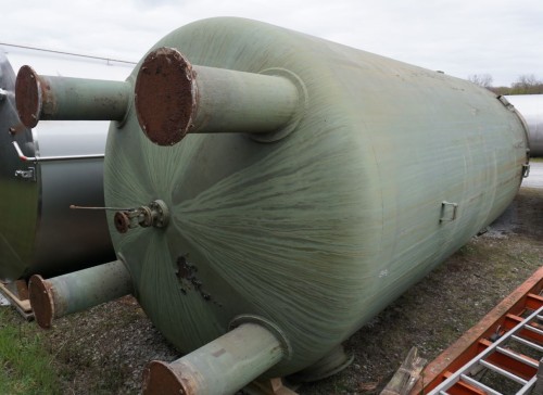 Druckbehälter 50.000 Liter aus V2A einwandig, gerbaucht