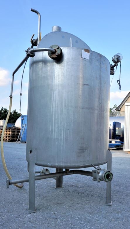 Behälter 500 Liter aus V4A, temperierbar, gebraucht