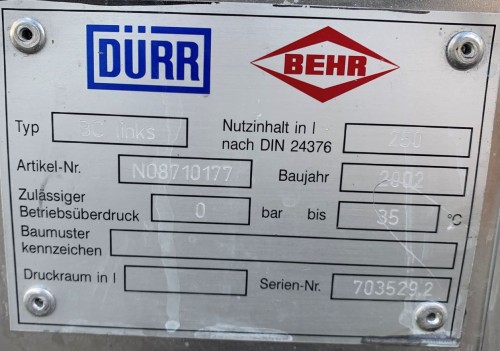 Behälter 250 Liter aus V2A einwandig, gebraucht