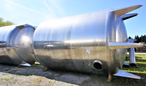 Behälter 38.000 Liter aus V4A, einwandig, gebraucht