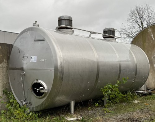 Behälter 20.000 Liter aus V2A, einwandig, gebraucht