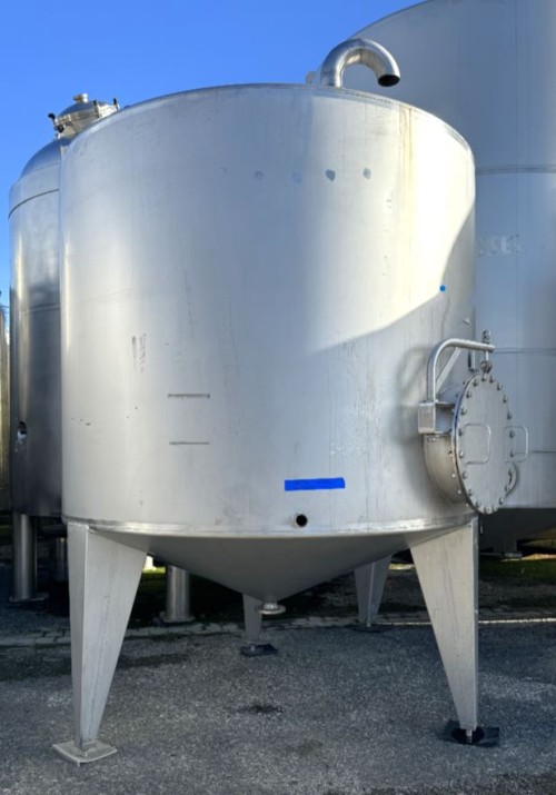 Behälter 10.000 Liter aus V4A, einwandig, gebraucht