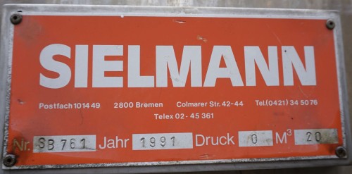 Behälter 20.000 Liter aus V2A, einwandig, gebraucht