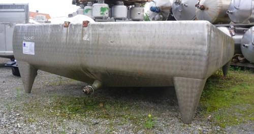 Wanne 6.000 Liter aus V2A, einwandig, gebraucht