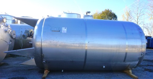 Druckbehälter 16.200 Liter aus V2A temperierbar, gebraucht