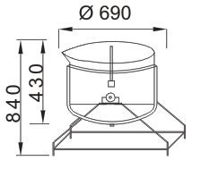 Behälter 160 Liter aus V2A, gebraucht, temperierbar