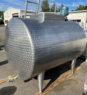 Behälter 3.000 Liter aus V2A einwandig, gebraucht