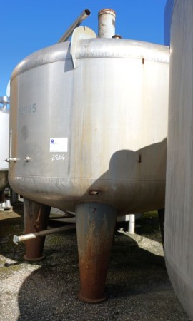 Behälter 10.000 Liter aus V2A, einwandig, gebraucht