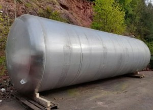 Behälter 70.800 Liter aus V2A einwandig, gebraucht